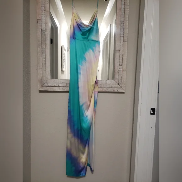 Retrofete Marlene Dress in Multi Tie Dye - Picture 10 of 17